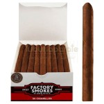 Pachet cu 50 tigari de foi pentru fumat fara filtru Factory Smoke Sweet 240g